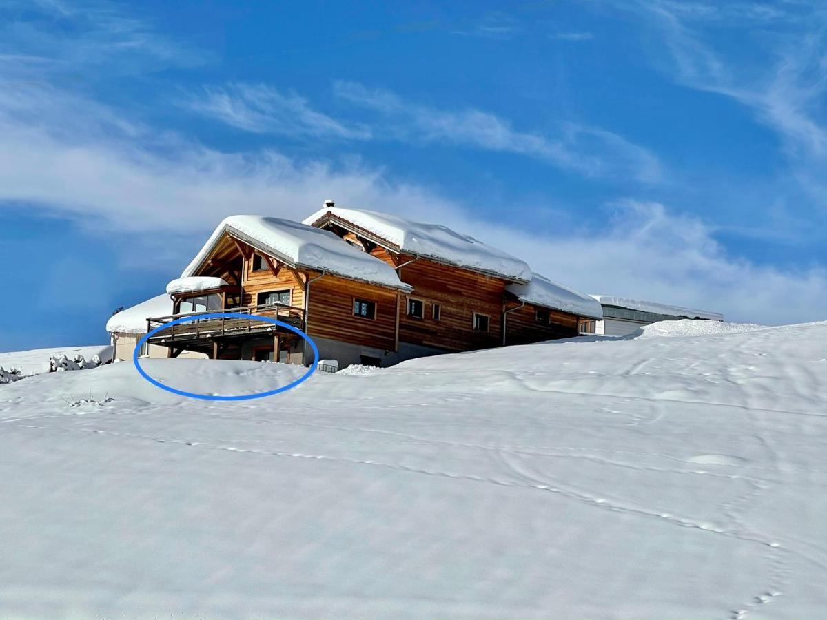 Gite Avec Terrasse Et Belle Vue - Chaletnelda Com Lamoura Exterior foto